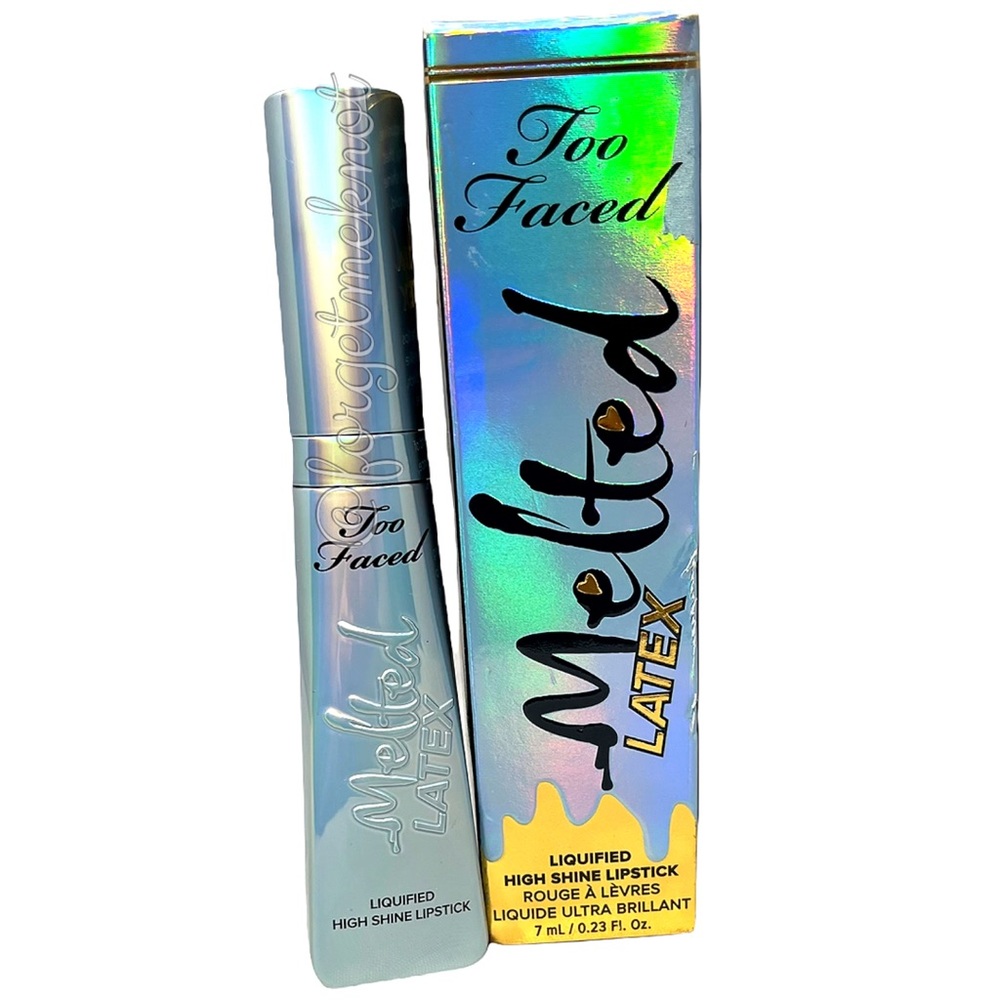 Too Faced Melted Latex Liquified High Shine Lipstick Unicorn Tears NWT - Picture 5 of 11